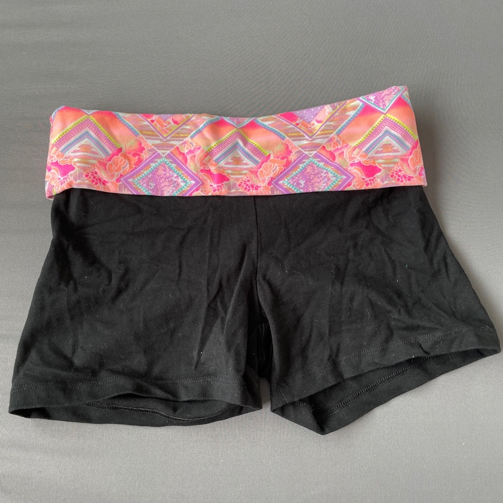 XS Victoria’s Secret Pink Brand Neon Yoga Shorts